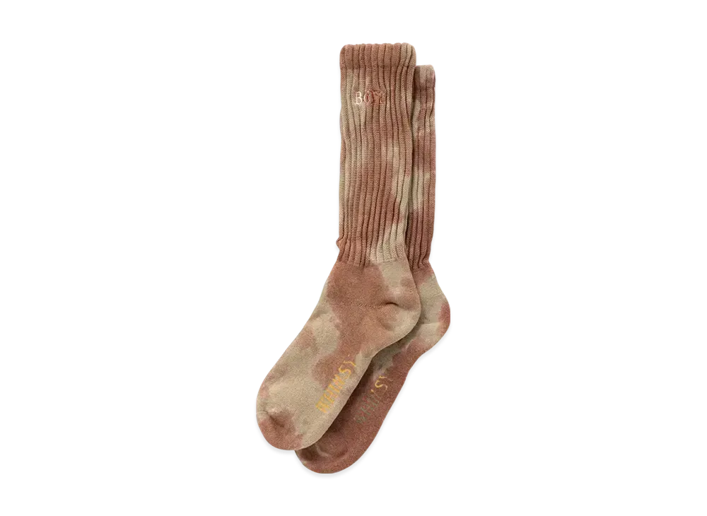 BoTT x WIMSY Tie-Dye Socks "Natural"