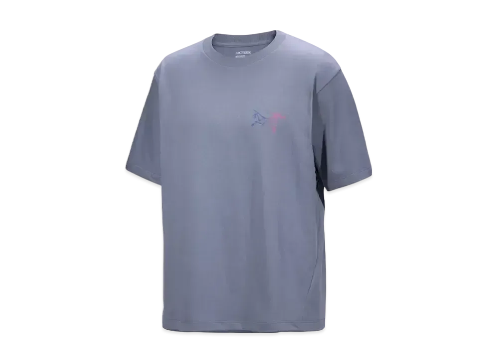 ARC'TERYX Crag Cotton Logo Short Sleeve "Stratus/Multi"