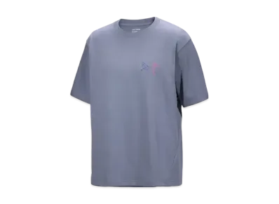 ARC'TERYX Crag Cotton Logo Short Sleeve "Stratus/Multi"