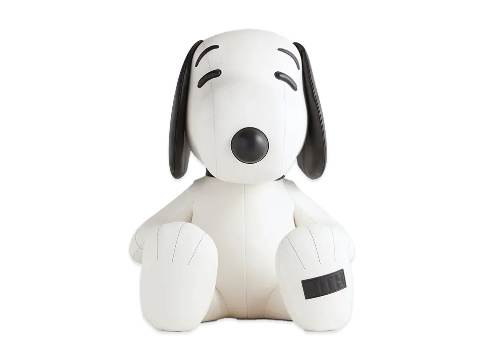 Kith x Peanuts Snoopy Leather Plush PH "White"
