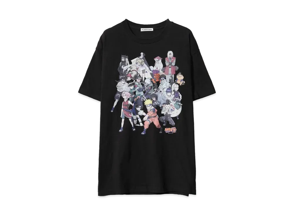 NARUTO x F-LAGSTUF-F "ALL" S/S TEE "BLACK"