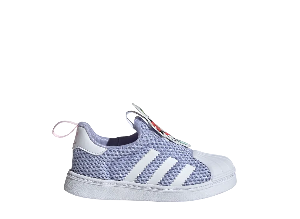 ディズニー ミッキー × アディダスオリジナルス TD SST 360 "バイオレットトーン/クラウドホワイト/クリアピンク" (キッズ)