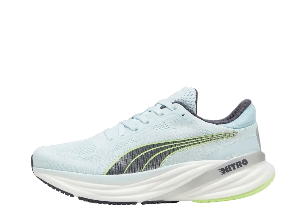 プーマ ウィメンズ マグニファイ ニトロ2 "ニトロブルー/フィジーアップル"