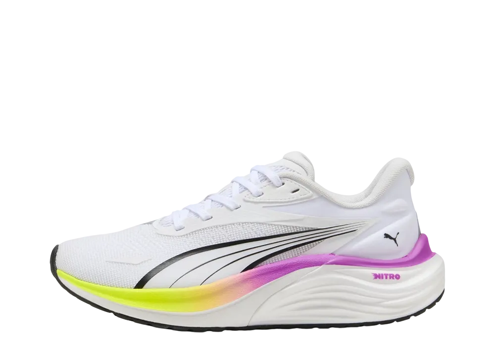 Puma Women's Electrify Nitro 4 "Puma White/Yellow Alert/Pure Magenta"