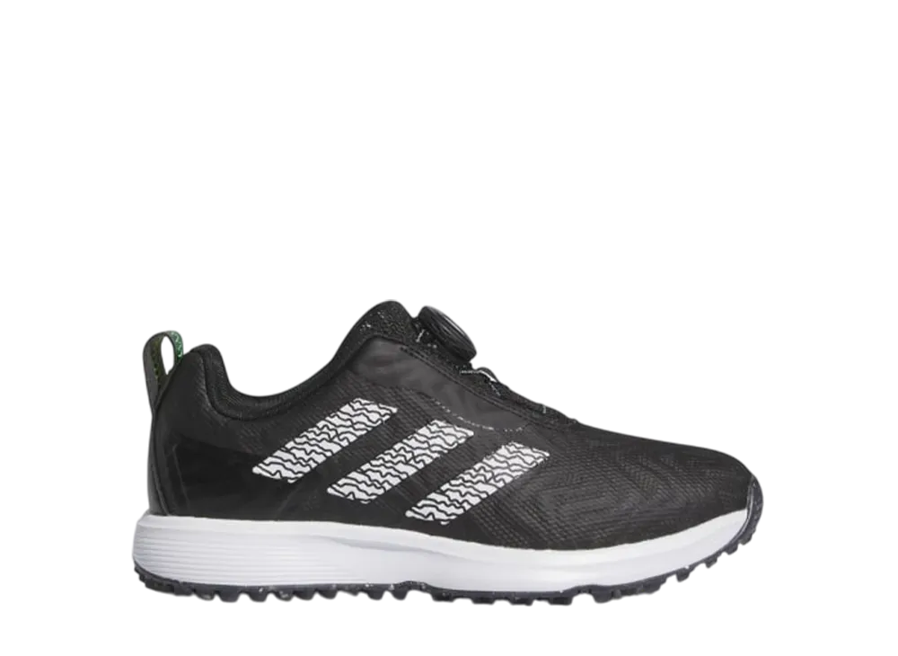 アディダス GS コードカオス25 ボア "コアブラック/クラウドホワイト/ルシッドレモン" (キッズ)