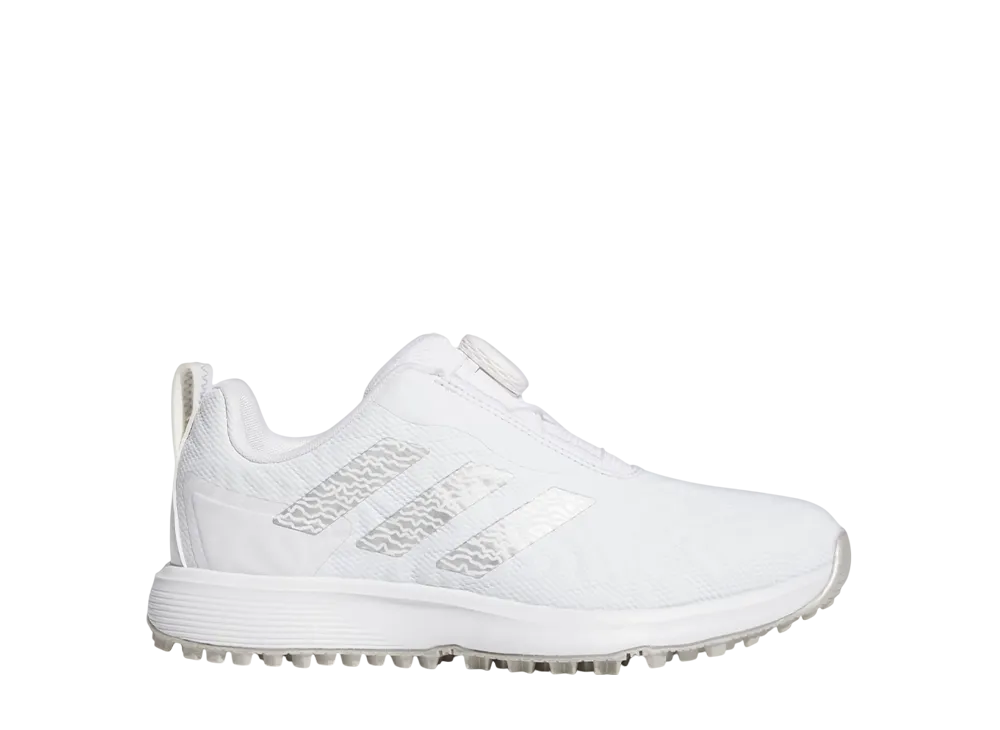 アディダス GS コードカオス25 ボア "クラウドホワイト/シルバーメタリック" (キッズ)