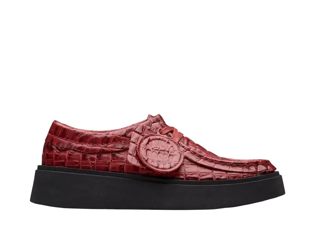 Martine Rose × Clarks Women's Torview "Burgundy Leather"