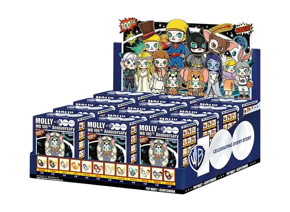 POP MART MOLLY x Warner Bros. 100th Anniversary Series Badge [Assortment Box]