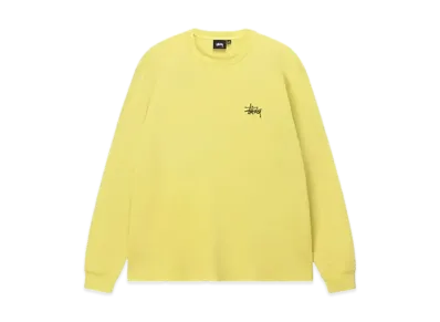 Stussy Basic Stock Long-Sleeve Thermal "Yellow"