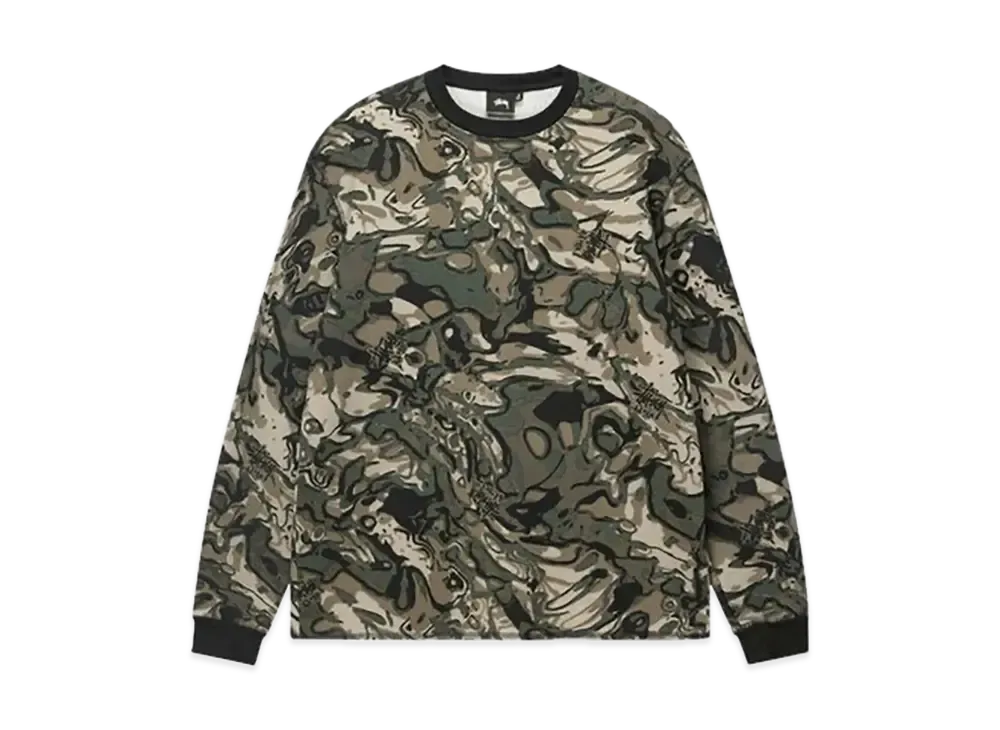 Stussy Basic Stock Long-Sleeve Thermal "Veil Camo"
