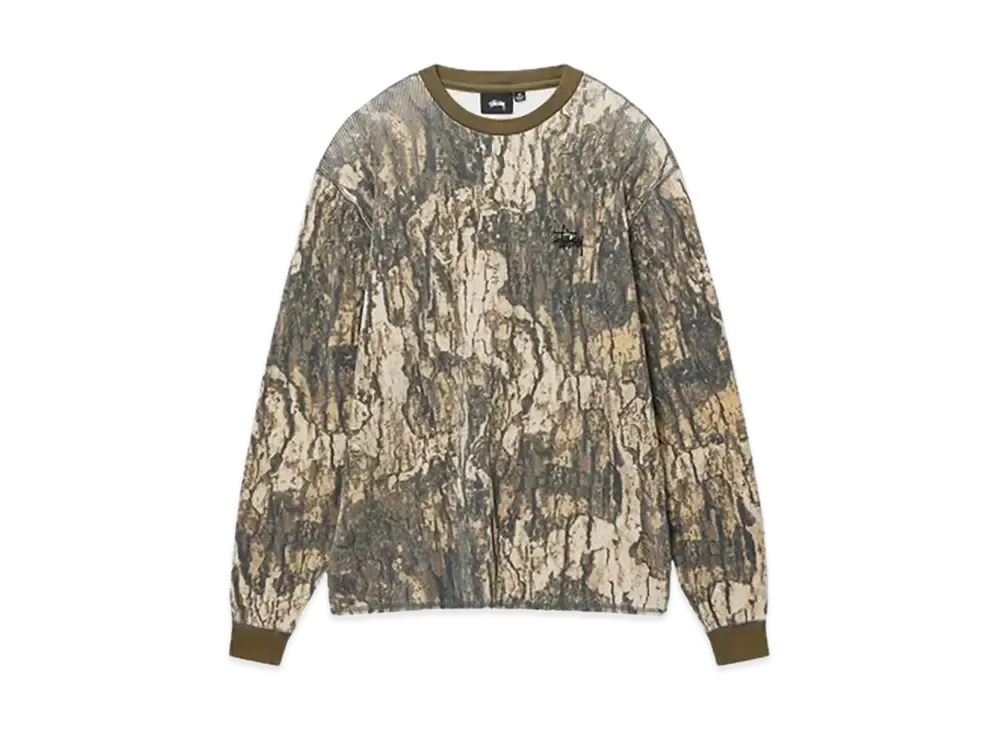 Stussy Basic Stock Long-Sleeve Thermal "Relic Camo"