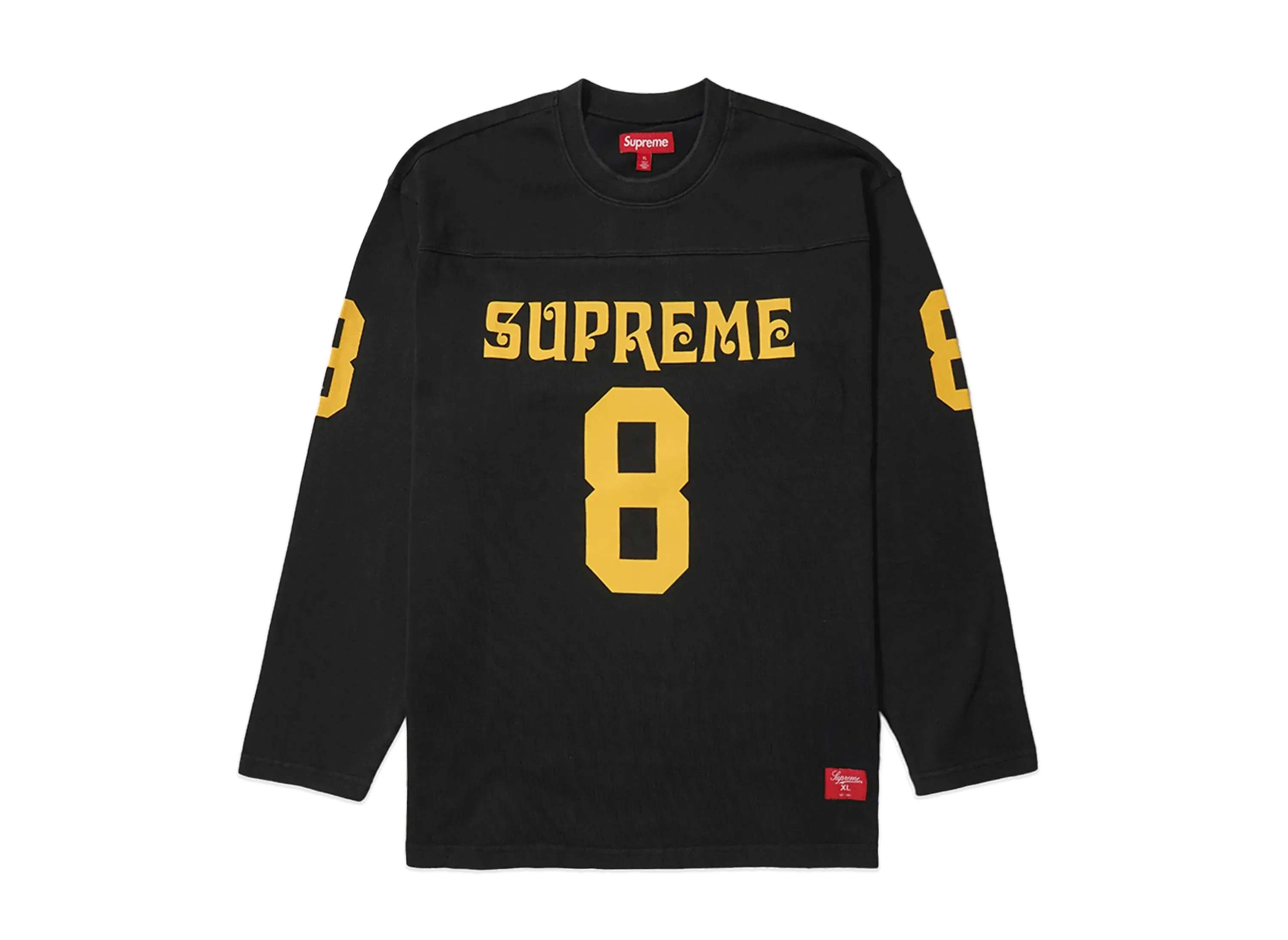 Supreme Affiliated L/S Football Top "Black"