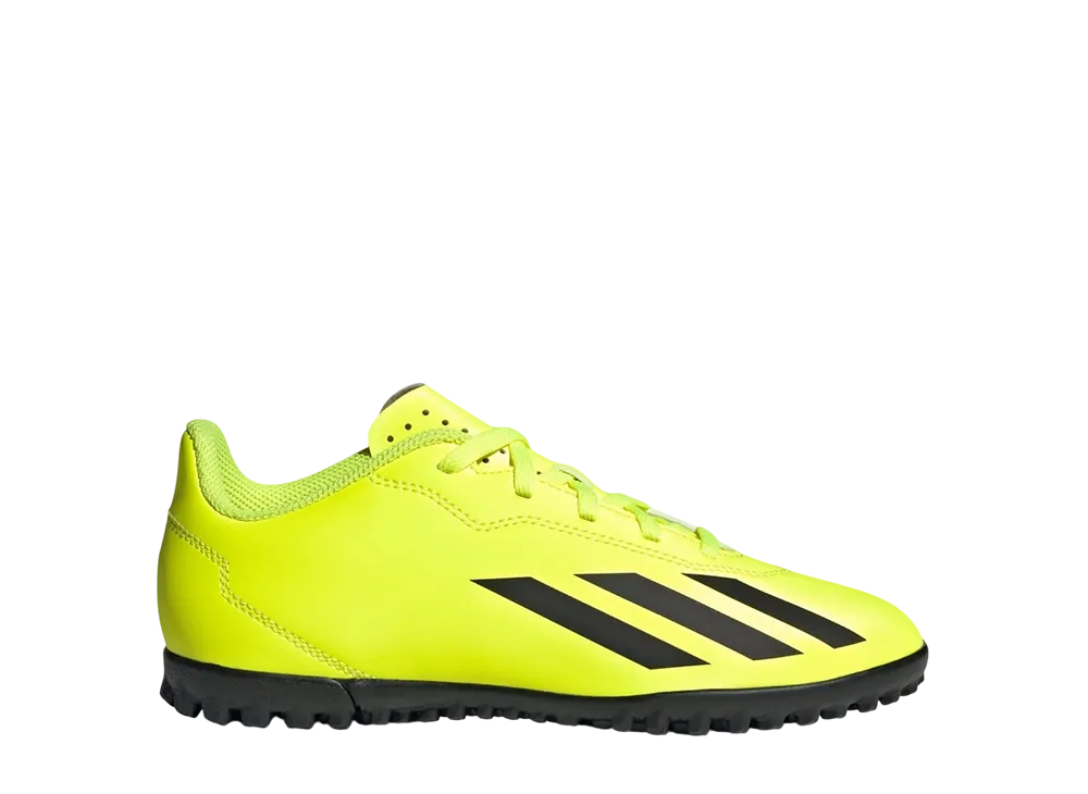 アディダス GS エックス クレイジーファースト クラブ TF "チームソーラーイエロー/コアブラック/クラウドホワイト" (キッズ)