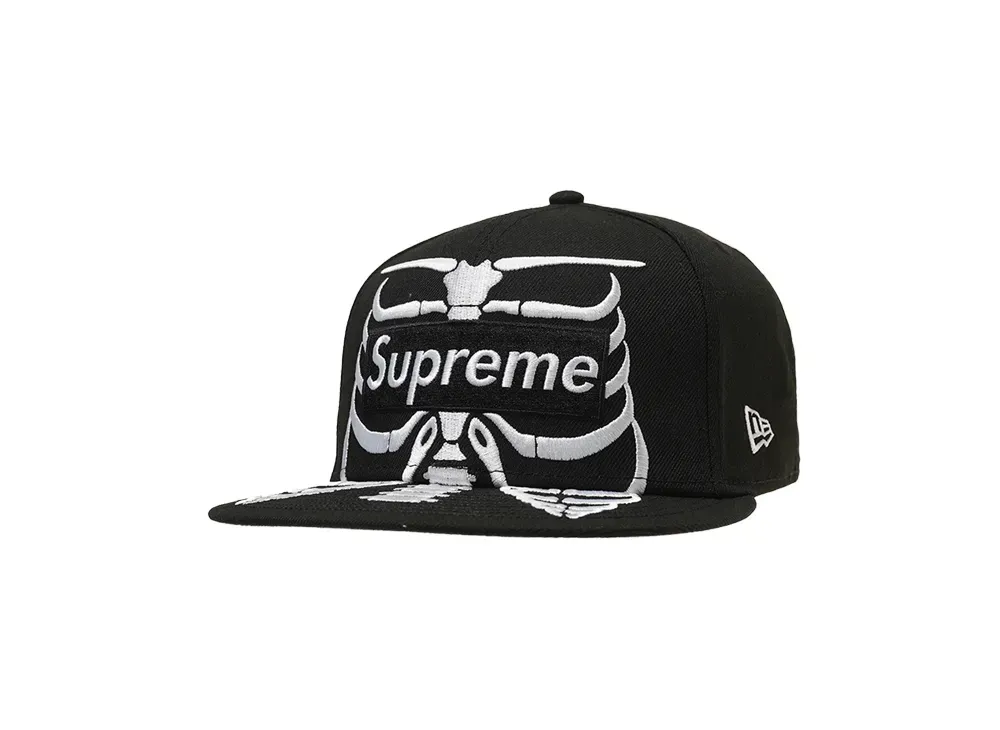 Supreme Bones Box Logo New Era "Black"