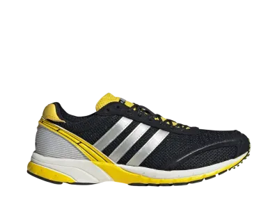 adidas Women's Adizero Adios OG "Core Black/Silver Metallic/Yellow"