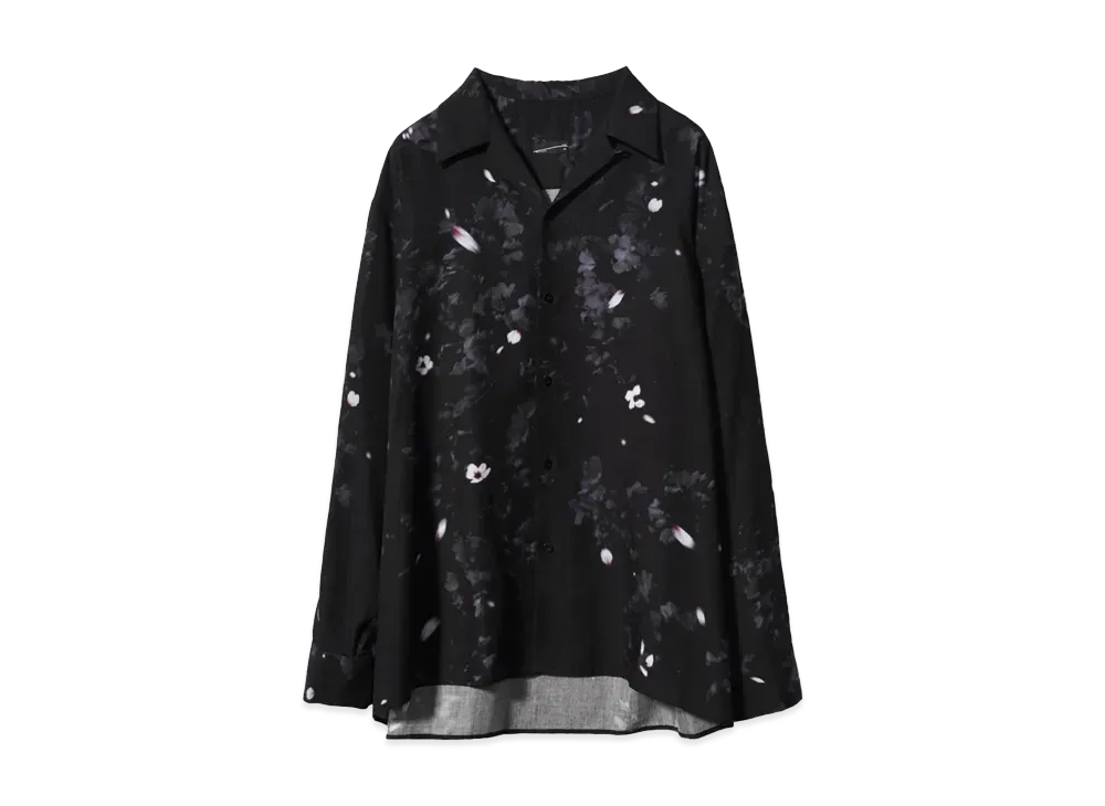 LAD MUSICIAN TENCEL BROAD SAKURA O/C BIG SH "BLACK PUPLE"