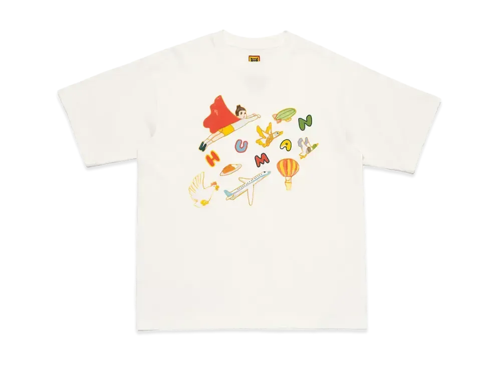 HUMAN MADE x Keiko Sootome T-Shirt Side A "White"