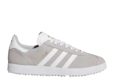 adidas Gazelle Spikeless Golf "Grey Two/Cloud White/Gold Metallic"