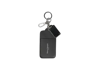 Maison Margiela DOUBLE TAG KEYRING AND CARD HOLDER BIG "BLACK"
