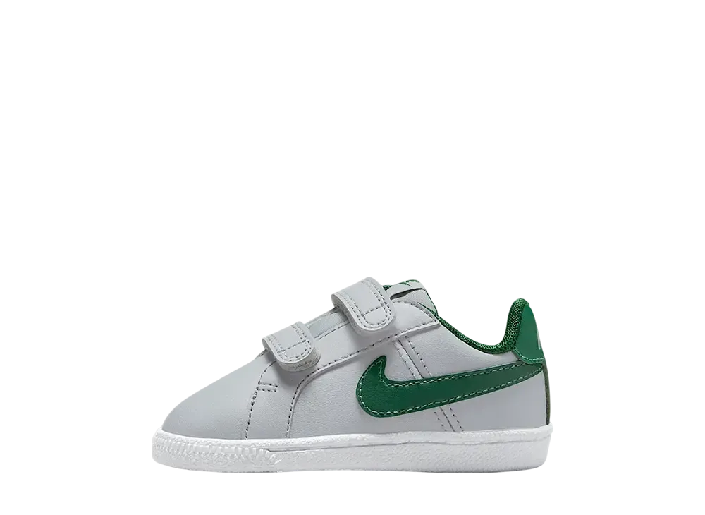 ナイキ TD コートロイヤル "ウルフグレー/ホワイト/ゴージグリーン" (キッズ)