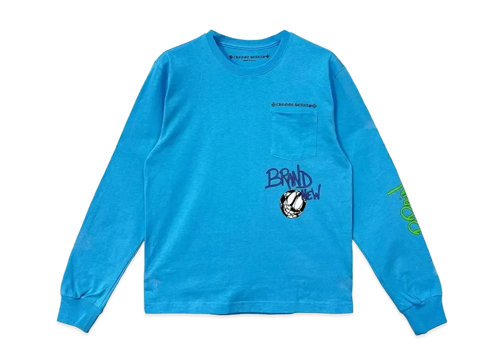 Chrome Hearts Matty Boy Blew Me L/S T-Shirt "Blue"