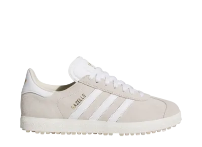 adidas Women's Gazelle Spikeless Golf "Alumina/Cloud White/Gold Metallic"