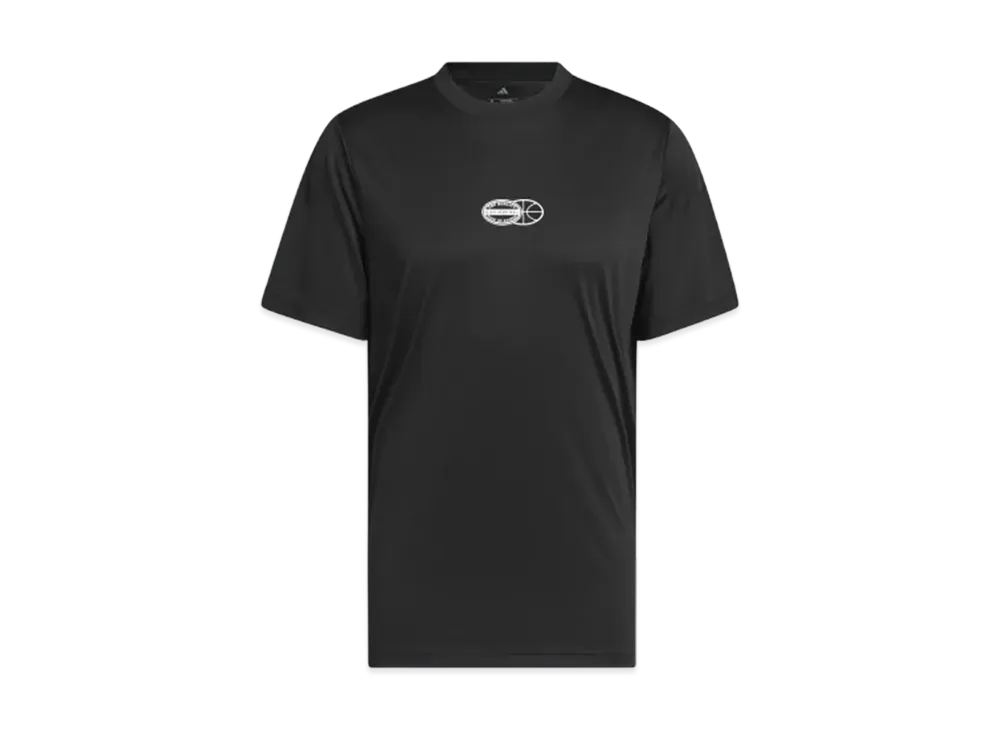 adidas Get Buckets Graphic Short Sleeve T-shirt "Black"