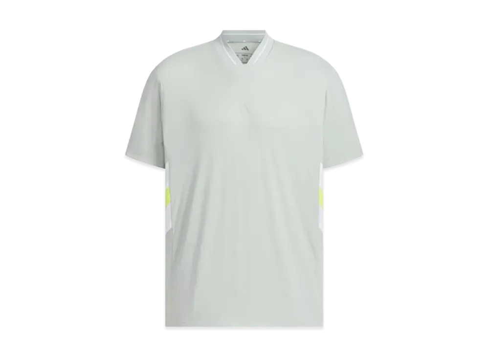 adidas Aeroready Short Sleeve V-neck Shirt "Wonder Silver"