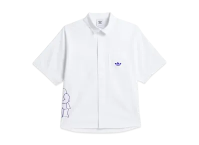 adidas Shmoofoil Fighter Button-Up Shirt (Gender Neutral) "White"