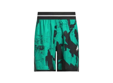 adidas Crazy Light All-Over Print Shorts "Glory Green/Black"