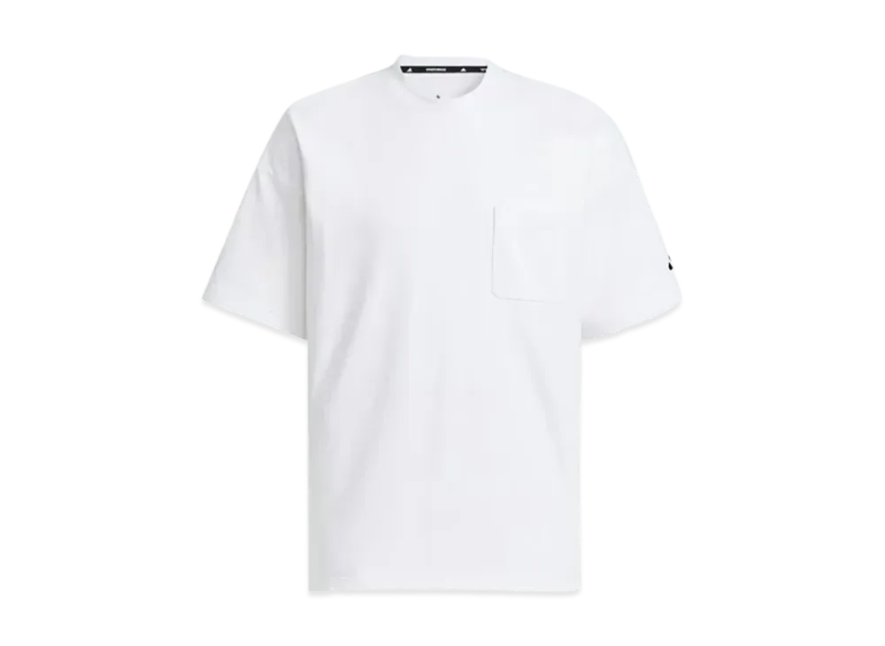 adidas Loose Fit Heavy Single Jersey Short Sleeve Pocket T-shirt "White"