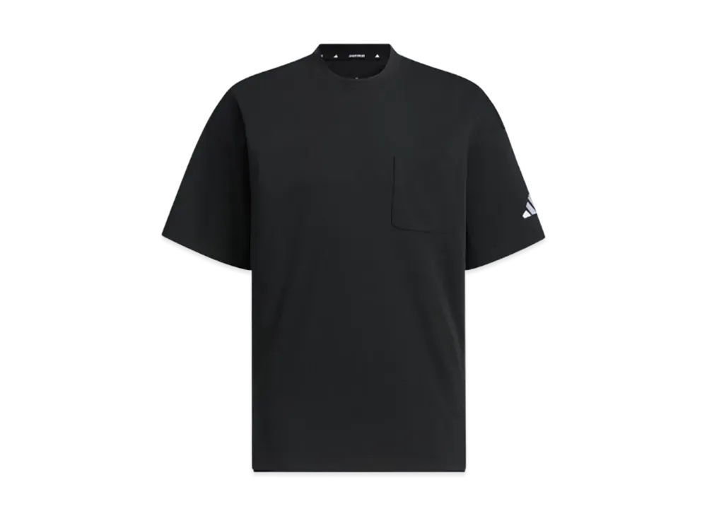 adidas Loose Fit Heavy Single Jersey Short Sleeve Pocket T-shirt "Black"