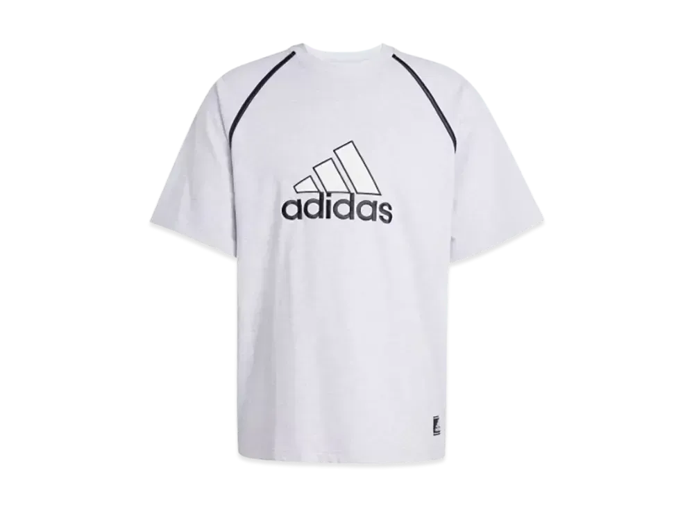 adidas Badge of Sports Short Sleeve T-Shirt "Light Grey Heather"