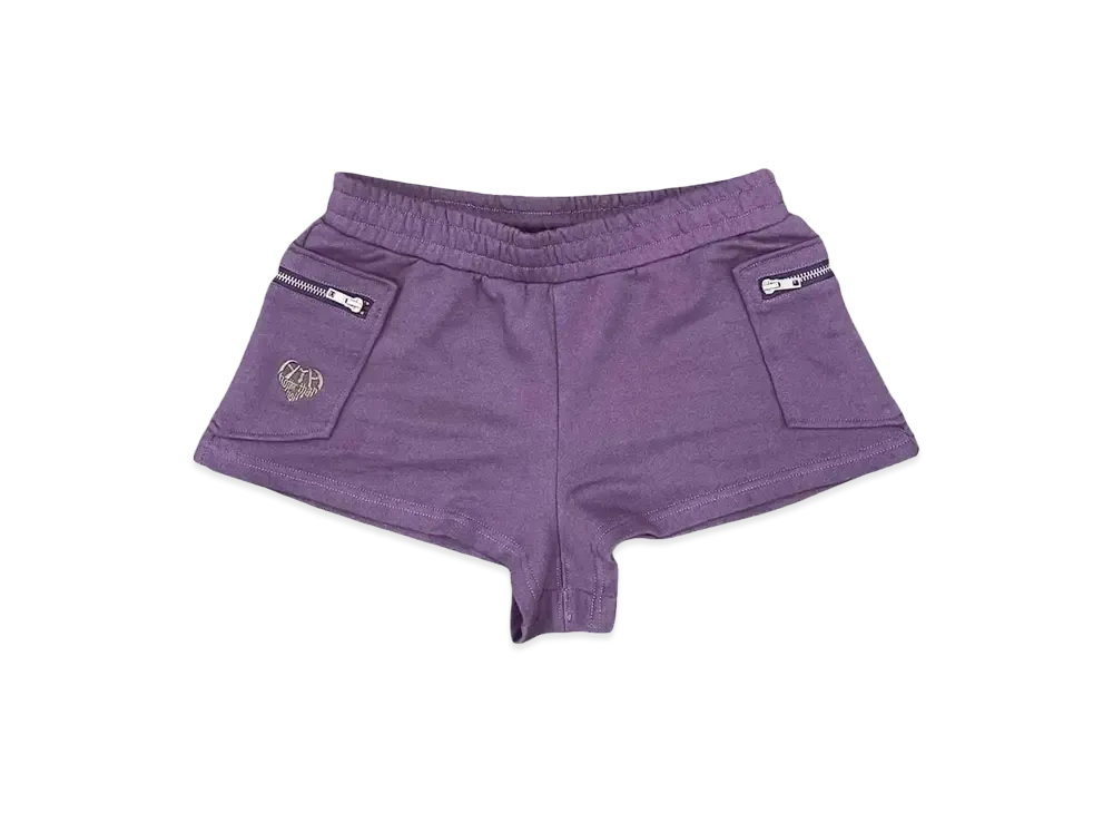 HTH zip pocket shorts "PURPLE"