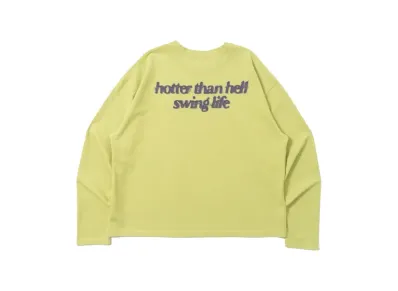 HTH Applique long tee "GREEN"