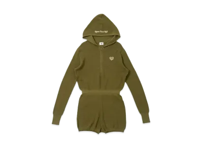 HTH hood romper "KHAKI"