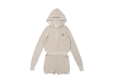 HTH hood romper "GRAY"