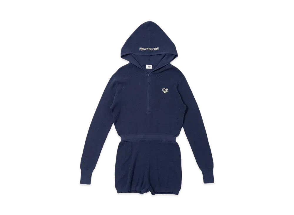 HTH hood romper "NAVY"