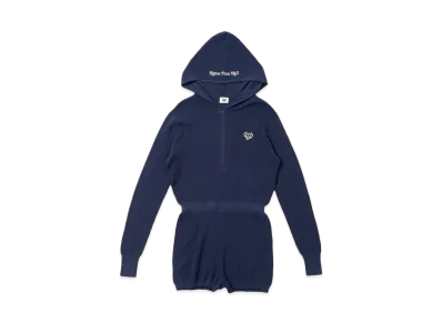 HTH hood romper "NAVY"