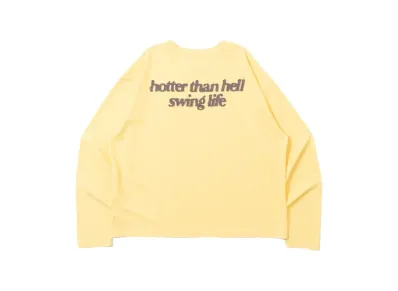 HTH Applique long tee "YELLOW"