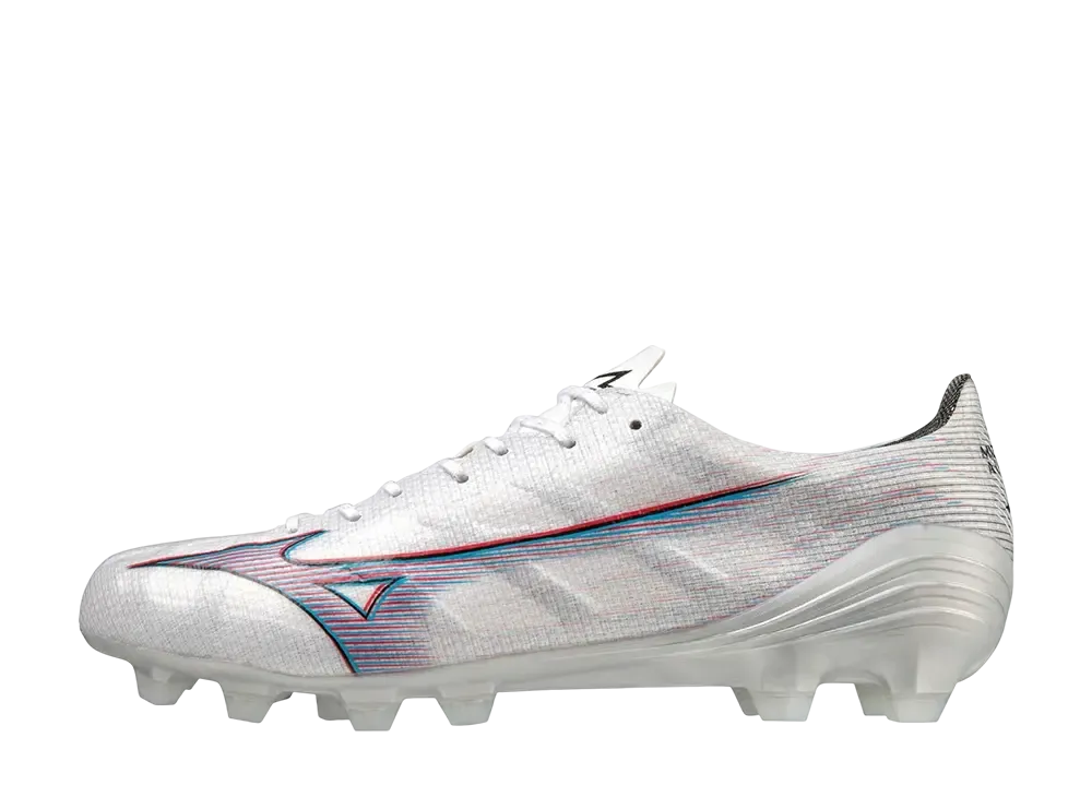 ミズノ アルファ プロ "ホワイト/イグニッションレッド/ブルー"