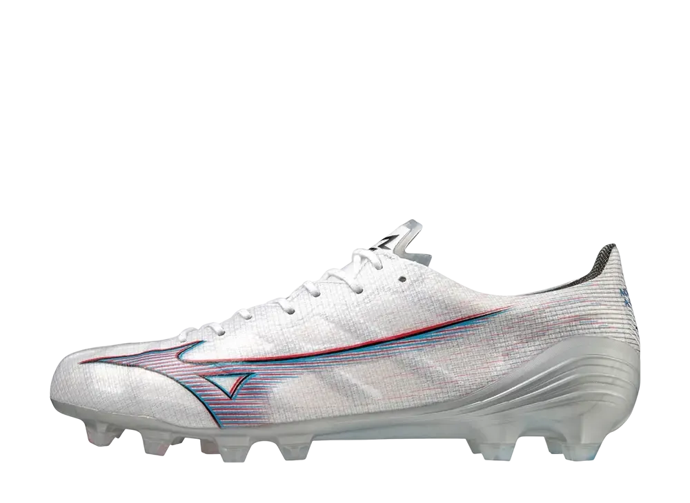 ミズノ アルファ エリート "ホワイト/イグニッションレッド/ブルー"