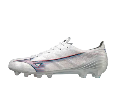 ミズノ アルファ エリート "ホワイト/イグニッションレッド/ブルー"