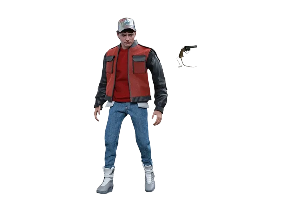 Hot Toys "Movie Masterpiece" -Back To The Future Part II- 1/6 Scale Fully Poseable Figure: Marty McFly [With Bonus Accessory]