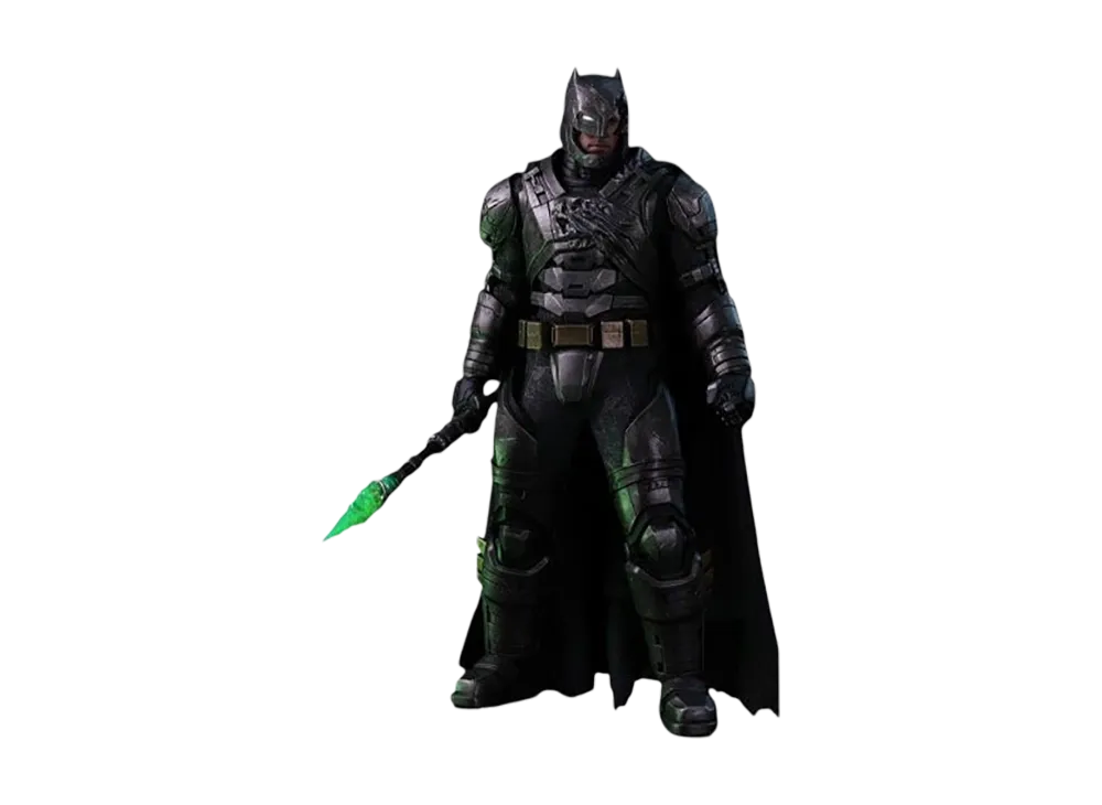 Hot Toys "Movie Masterpiece" -Batman v Superman Dawn of Justice- 1/6 Scale Fully Poseable Figure: Armored Batman (Battle Damaged Version)