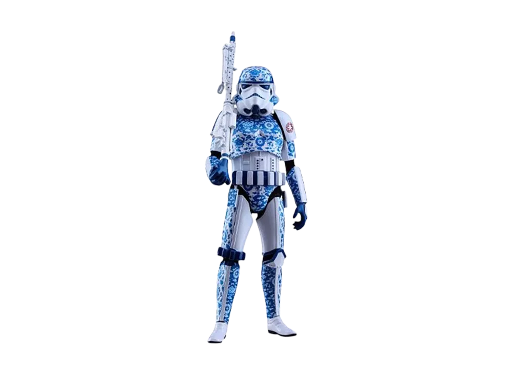 Hot Toys "Movie Masterpiece" -Star Wars- 1/6 Scale Fully Poseable Figure: Stormtrooper (Porcelain Pattern Version)
