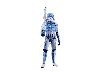 Hot Toys "Movie Masterpiece" -Star Wars- 1/6 Scale Fully Poseable Figure: Stormtrooper (Porcelain Pattern Version)