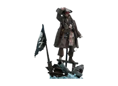 Hot Toys "Movie Masterpiece Deluxe" -Pirates Of The Caribbean / Dead Men Tell No Tales- 1/6 Scale Fully Poseable Figure: Jack Sparrow