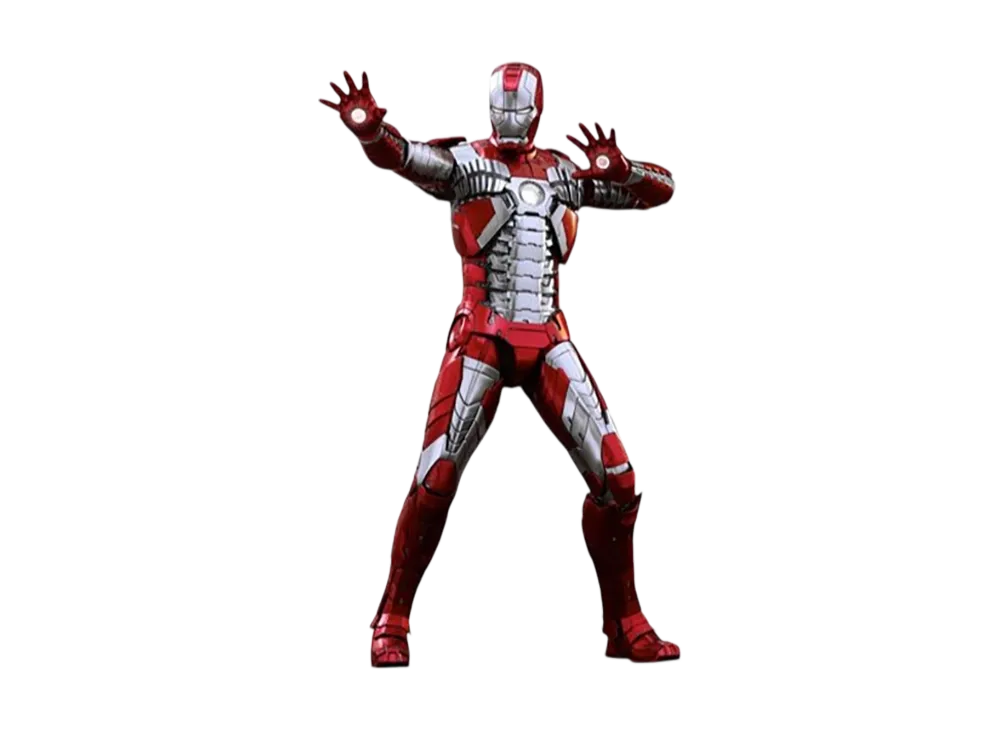 Hot Toys "Movie Masterpiece Diecast" -Iron Man 2- 1/6 Scale Fully Poseable Figure: Mark 5