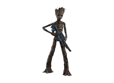 Hot Toys "Movie Masterpiece" -Avengers: Infinity War- 1/6 Scale Fully Poseable Figure: Groot